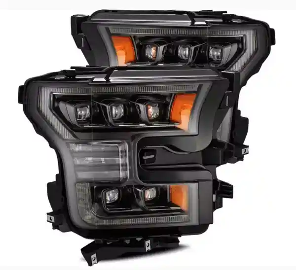 AlphaRex 03-06 Chevy Silverado 1500/2500HD/3500HD/Avalanche Black NOVA LED Proj Headlights