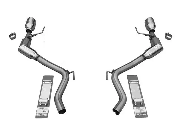 Solo Performance Axle-Back Exhaust System (Black Tips) Ford Mustang Ecoboost 2015-2022