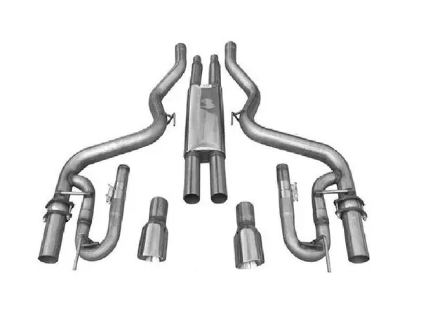 Solo Performance Mach-XV Catback Exhaust System Ford Mustang GT 2015-2022