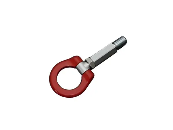 Cusco Steel Folding Swivel Joint Tow Hook - Red - Front & Rear for Mazda MX-5, RX-8