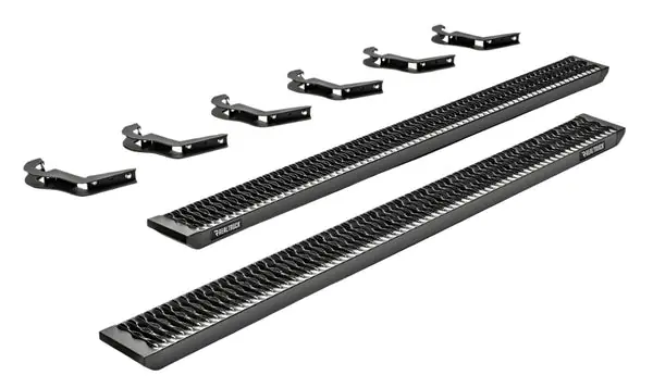 N-Fab Growler Fleet 15-19 Ford F-150 / 17-19 F-250/F-350 Crew Cab - Cab Length - Tex. Black