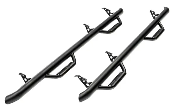 N-Fab Nerf Step 01-04 Toyota Tacoma Double Cab 5ft Bed - Tex. Black - W2W - 3in