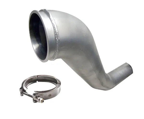 Diamond Eye KIT 4in DWNP HX40 TURBO-DIRECT FLANGE W/ V-Band CLAMP AL DODGE 94-02
