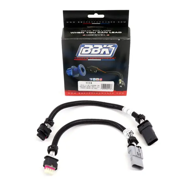Chevrolet Camaro 6.2L SS O2 Sensor Extensions (AUTO ONLY Drivers Side 1 Front & 1 Rear) BBK 2016-2024