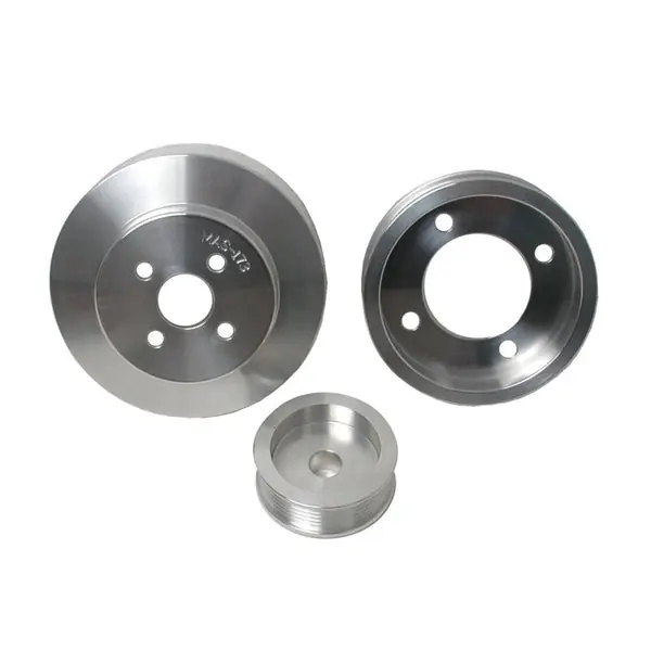 1994-1995 Mustang 5.0 Underdrive Pulley Kit - Lightweight CNC Billet Aluminum (3pc)