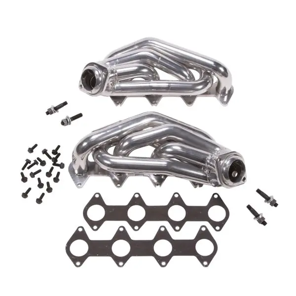 Ford Mustang GT 1-5/8 Shorty Exhaust Headers Polished Silver Ceramic 05-10