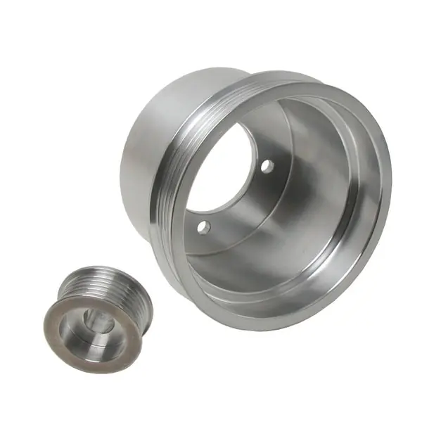 1994-1998 Mustang 3.8 V6 Underdrive Pulley Kit - Lightweight CNC Billet Aluminum (2pc)