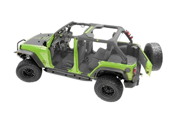 BedRug 07-16 Jeep JK Unlimited 4Dr Front 4pc Floor Kit (Incl Heat Shields)