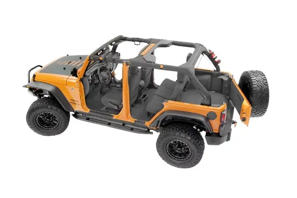 BedRug 07-16 Jeep JK Unlimited 4Dr Front 4pc BedTred Floor Kit (Incl Heat Shields)