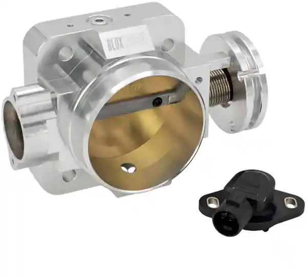 BLOX Racing Honda B/D/H/F Series Engines 76mm Silver Billet Throttle Body V2