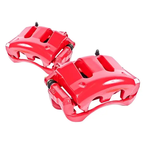 Power Stop 06-10 Jeep Commander Rear Red Calipers w/o Brackets - Pair