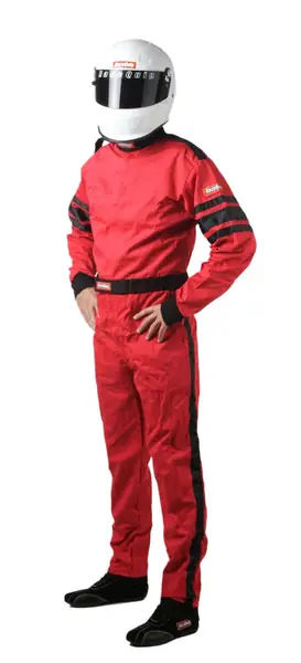 RaceQuip Red SFI-1 1-L Suit - Medium
