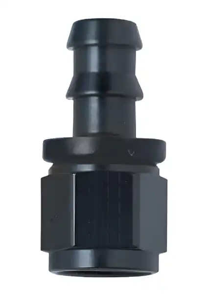 Fragola -16AN Push-Lite End Straight - Black