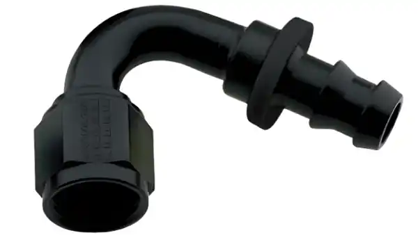 Fragola -10AN Push-Lite End 120 Degree - Black