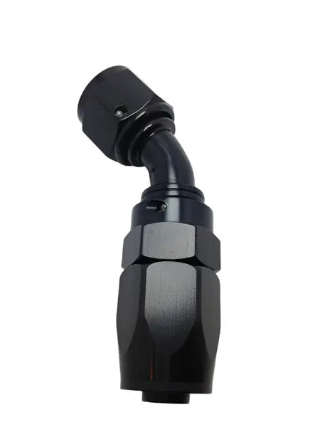Fragola -6AN x 60 Degree Pro-Flow Hose End - Black