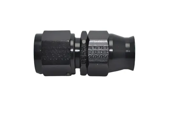 Fragola -10AN Real Street Straight Hose End Black For PTFE Hose
