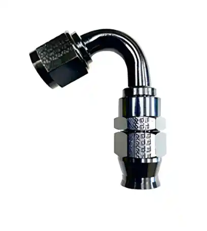 Fragola -8AN Real Street x 120 Degree Hose End Black For PTFE Hose