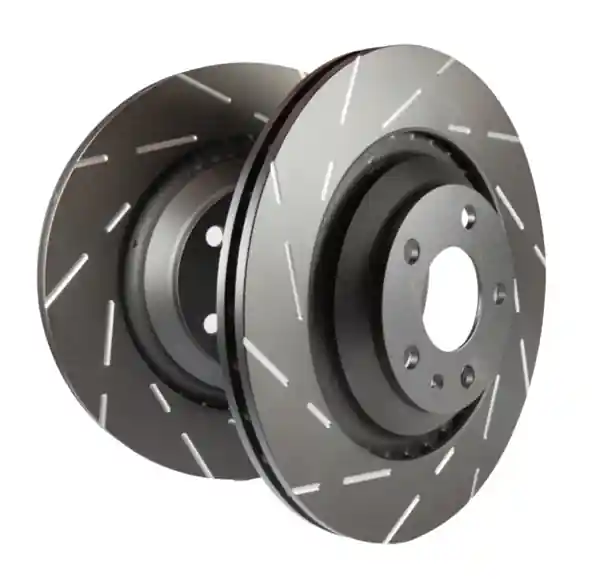 EBC 08-16 Mitsubishi Lancer Evo 10 2.0 Turbo (1 piece rotor) USR Slotted Rear Rotors