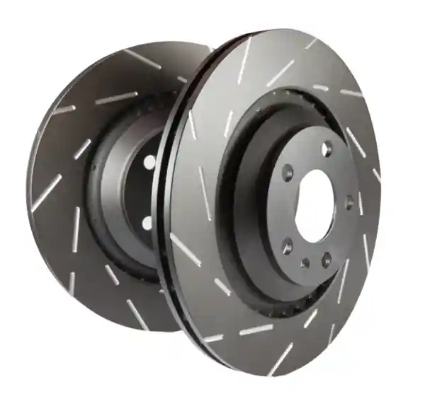 EBC 15-18 Subaru WRX USR Blackdash Sport Slotted Rear Rotors