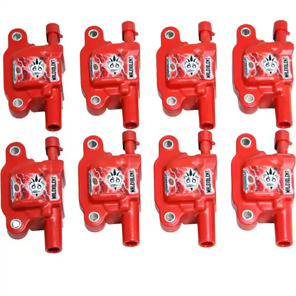 Granatelli 14-23 GM LT Malevolent Coil Packs - Red (Set of 8)
