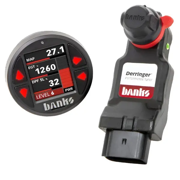 Banks Power 17-19 Ford F250/F350 6.7L Power Stroke Derringer Tuner (Gen 2) w/ Super Gauge