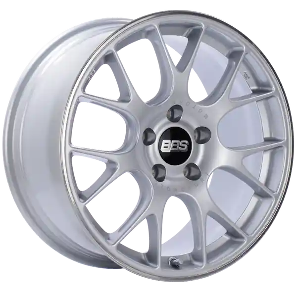BBS CH-R 18x8.5 5x112 ET38 Brilliant Silver Polished Rim Protector Wheel -82mm PFS/Clip Required
