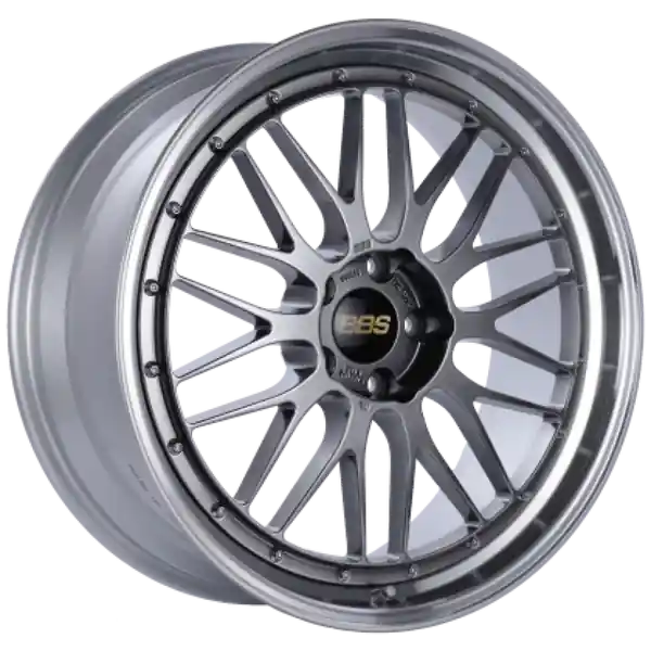 BBS LM 20x10 5x112 ET22 Diamond Black Center / Diamond Cut Lip Wheel PFS/Clip Required