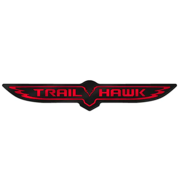 Matte Trailhawk V2 Trunk Badge