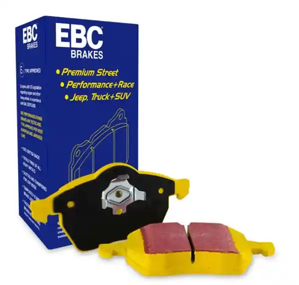 EBC 13-14 Audi RS7 4.0TT (w/Cast Iron Rotors & Trapezoid Weights) Yellowstuff Front Brake Pads