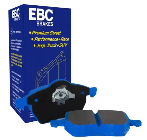 EBC 12-16 Porsche Boxster 2.7L (Cast Iron Rotors Only) Bluestuff Front Brake Pads