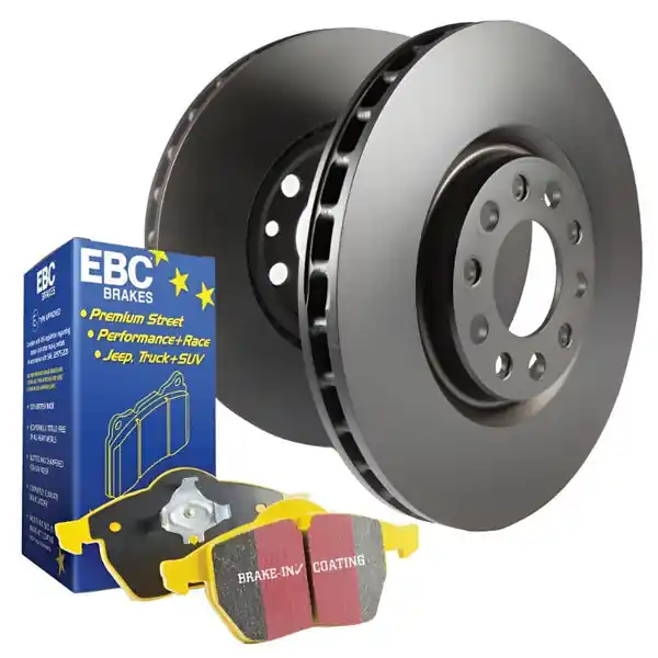EBC Yellowstuff Pads + RK Premium Rotors Front Brake Kit – 2005-2011 Chrysler 300 / Dodge Charger / Magnum / Challenger