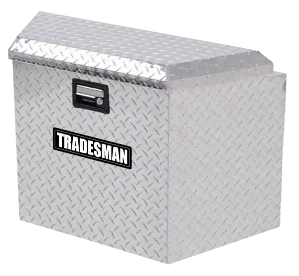 Tradesman Aluminum Trailer Tongue Storage Box (16in.) - Brite