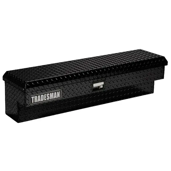Tradesman Steel Side Bin Truck Tool Box (48in.) - Black