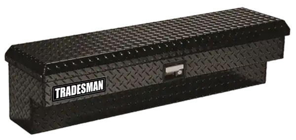 Tradesman Aluminum Side Bin Truck Tool Box (48in.) - Black