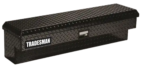 Tradesman Aluminum Side Bin Truck Tool Box (60in.) - Black