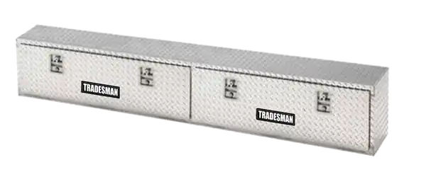 Tradesman Aluminum Top Mount L-Wing Box (90in.) - Brite