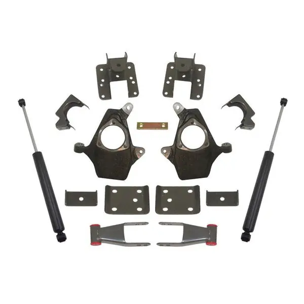 MaxTrac 07-16 GM C/K1500 2WD/4WD (Non Magneride) 2in/4in Lowering Spindle Kit