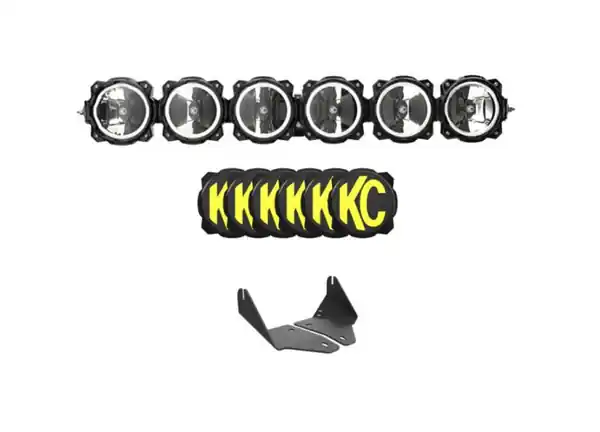 KC HiLiTES 2020+ Polaris RZR Turbo R/Pro XP 39in. Pro6 Gravity LED 6-Light 120w Combo Beam