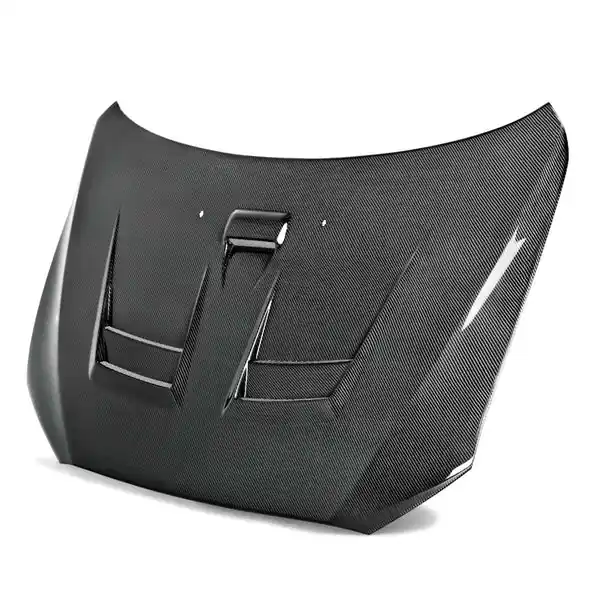 Seibon 08-12 Mitsubishi Lancer Evo X DV-Style Carbon Fiber Hood