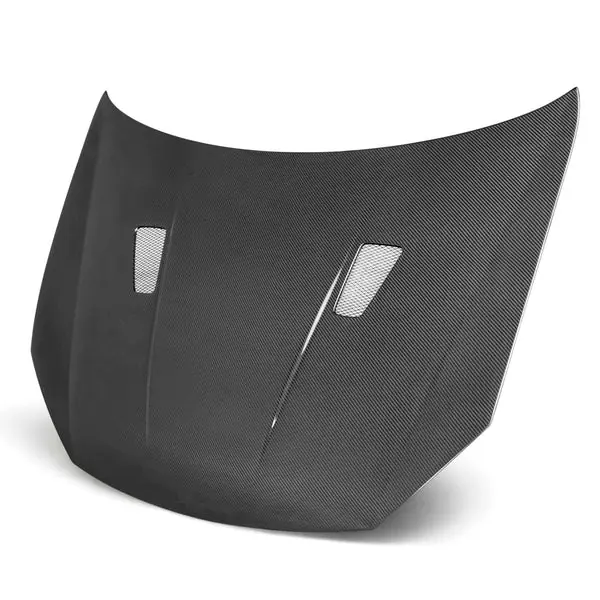 Seibon 10-11 VW Golf GTI 5K/MK6 TM Carbon Fiber Hood w/ Shaved Emblem