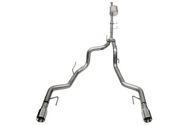 Corsa 2021-2023 Ford F-150 SuperCrew/5.5ft Bed 3.5L V6 Sport Cat-Back Dual Rear Exit-Polished
