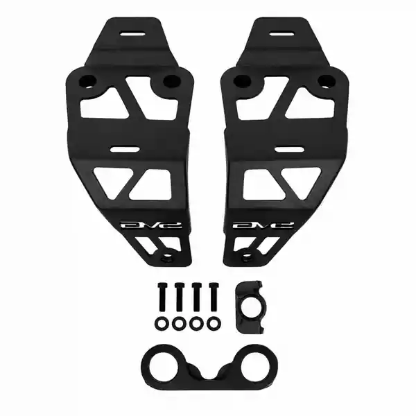 DV8 Offroad 20-22 Jeep JL 392/ Jeep JT Mojave Edition Dual Pod Light Mounts