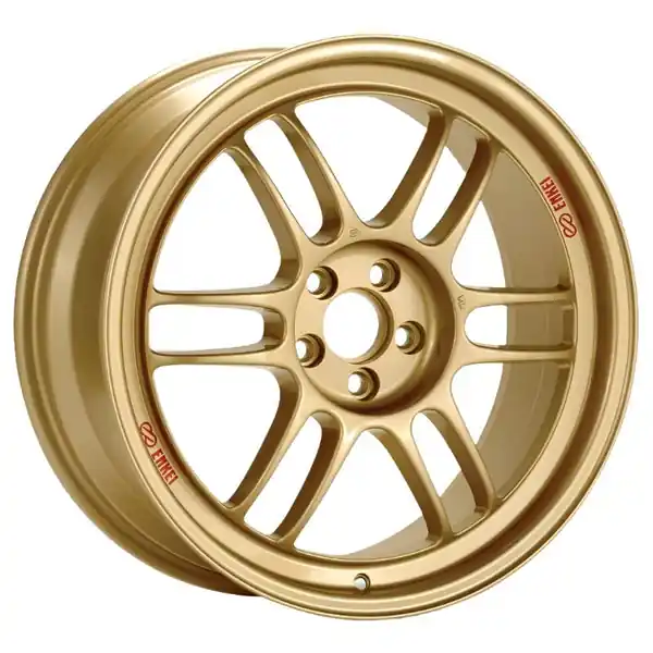 Enkei RPF1 18x9.5 5x114.3 38mm Offset 73mm Bore Gold Wheel *Special Order Minimum Order of 40*