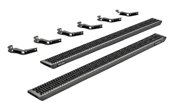 N-Fab Growler Fleet 2019 Chevy/GMC 1500 Crew Cab - Cab Length - Tex. Black - 7in