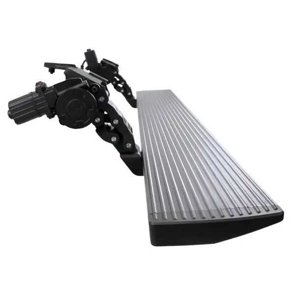 Go Rhino 22-23 Toyota Tundra CrewMax Cab 4dr E-BOARD E1 Electric Running Board Kit - Bedliner Coatng