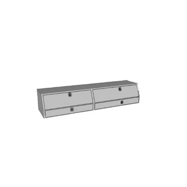 Westin/Brute Contractor TopSider 96in w/ Drawers & Doors - Aluminum