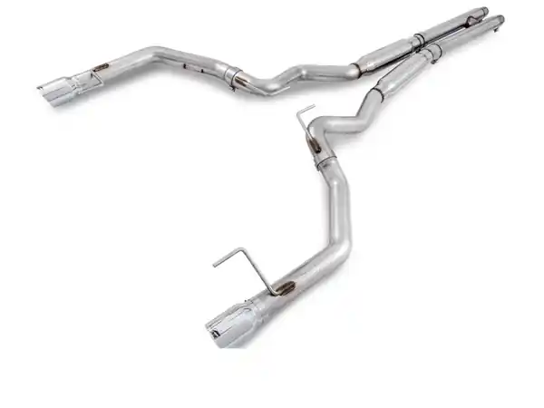 AWE Tuning S550 Mustang GT Cat-back Exhaust - Track Edition (Chrome Silver Tips)