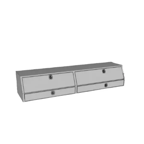 Westin/Brute Contractor TopSider 48in w/ Doors - Aluminum