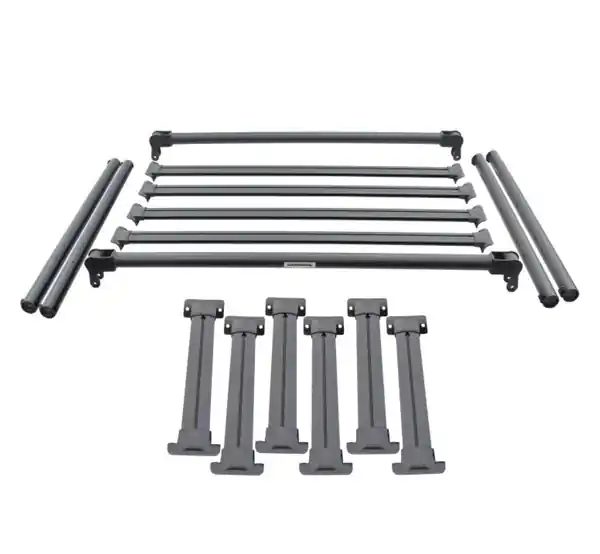 Go Rhino XRS Overland Xtreme Rack for Full Size Trucks (Box 2 - Req. 5952000T-01) - Tex. Blk