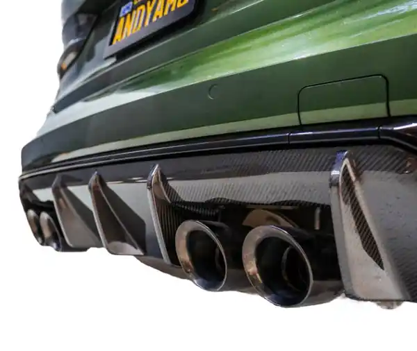 2021-Present BMW M3 M4 M Performance Style Carbon Fiber Rear Diffuser